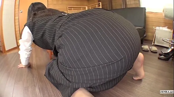Friske Japanese office lady bottomless facesitting farting HD subtitles varme klip