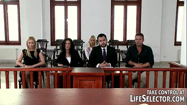 Φρέσκα Lawyer Leanna Sweet gives everything to win the case ζεστά κλιπ