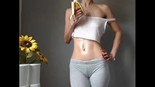 Friske Fitness girl shows her perfect body varme klip
