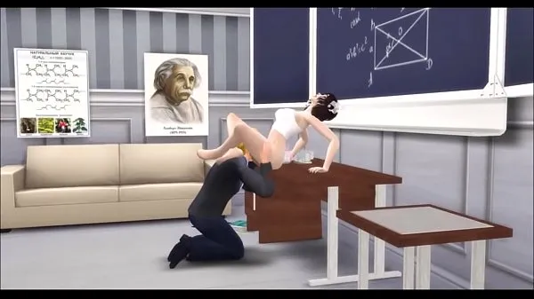 Sveži Chemistry teacher fucked his nice pupil. Sims 4 Porn topli posnetki