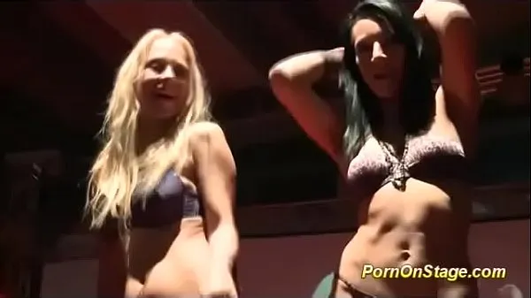 Fresh lesbian porn on public stage warm Clips