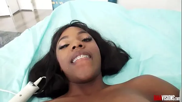 Fresh Sweet Black babe Sarah Banks get her ebony pussy and ass fucked warm Clips