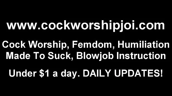 You can work on your cock sucking skills with me JOIمقاطع دافئة جديدة