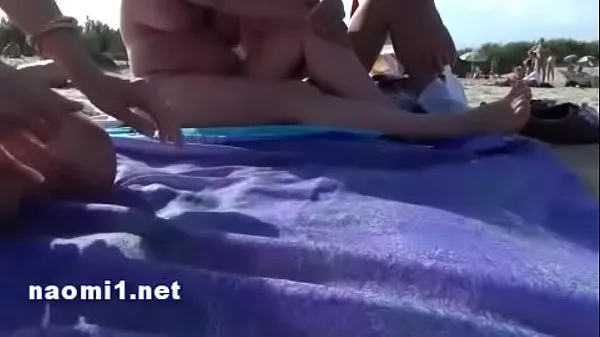 Taze public beach cap agde by naomi slut sıcak Klipler