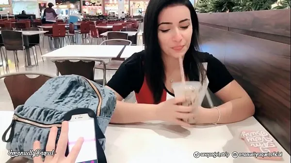 Emanuelly Cumming in Public with interactive toy at Shopping Public female orgasm interactive toy girl with remote vibe outsideمقاطع دافئة جديدة