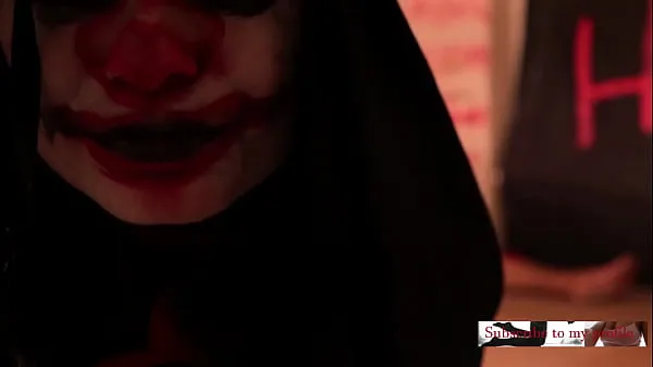 Čerstvé The Joker witch k. and k. clown. halloween 2019 teplé klipy