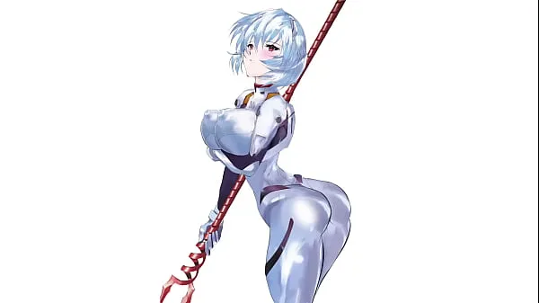 Friske Hentai] Rei Ayanami of Evangelion has huge breasts and big tits, and a juicy ass varme klip