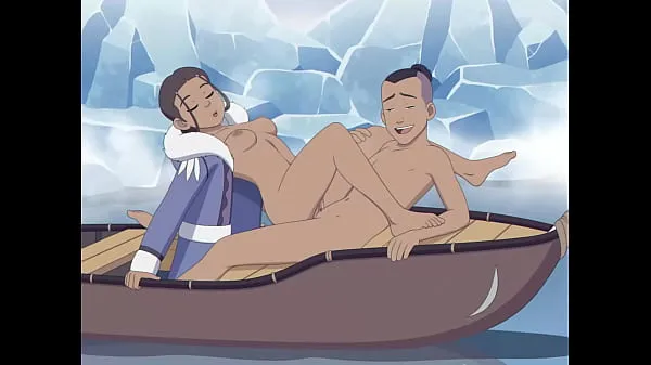 Nouveaux Katara et Sokka avec du sperme à l'intérieur extraits chauds