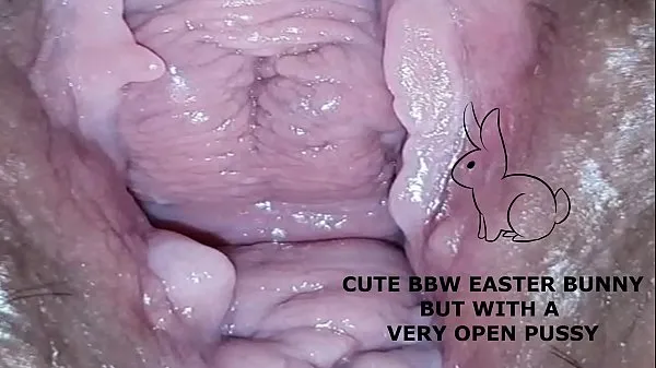 Verse Cute bbw bunny, but with a very open pussy warme clips
