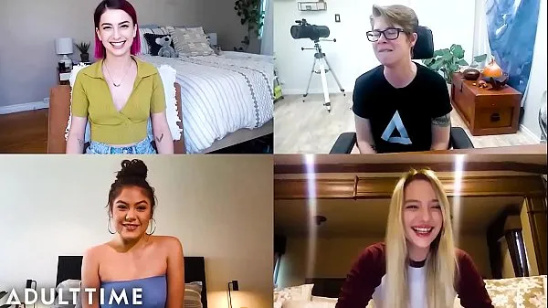 Nouveaux Le casting de la «Teenage Lesbian» primée se réunit et se masturbe ensemble extraits chauds