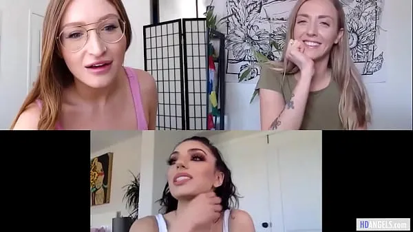 Lésbicas chatas fazendo teleconferência e mais ... - Karla Kush, Darcie Dolce, Skylar Snow clipes quentes e frescos