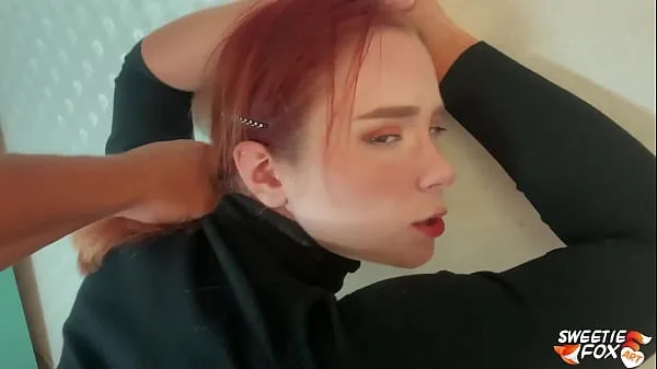 Man Facefuck, Rough Pussy Fuck of Obedient Redhead and Cum on Titsمقاطع دافئة جديدة