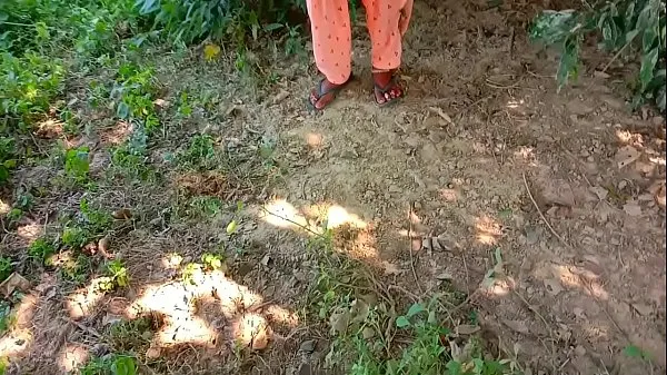 Färska Indian Aunty Outdoor Caught varma klipp