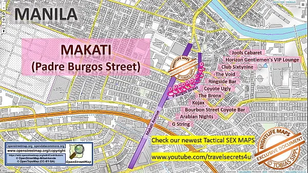 คลิปอบอุ่น Street Map of Manila, Phlippines with Indication where to find Streetworkers, Freelancers and Brothels. Also we show you the Bar and Nightlife Scene in the City สดใหม่