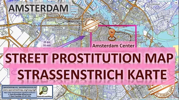 Amsterdam, Netherlands, Sex Map, Street Map, Massage Parlor, Brothels, Whores, Call Girls, Brothels, Freelancers, Street Workers, Prostitutes Klip hangat segar
