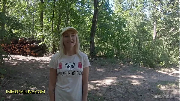 Friss His Boy Tag Team Girl Lost in Woods! – Marilyn Sugar – Crazy Squirting, Rimming, Two Creampies - Part 1 of 2 meleg klipek