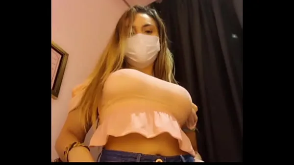 Fresh I was catched on the fitting room of a store squirting my ted... twitter: bolivianamimi warm Clips