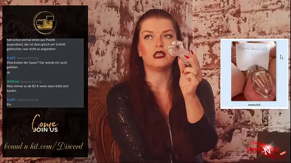 Verse BoundNHit Discord Livestream Thema Keuschheit mit Domina Lady Julina warme clips