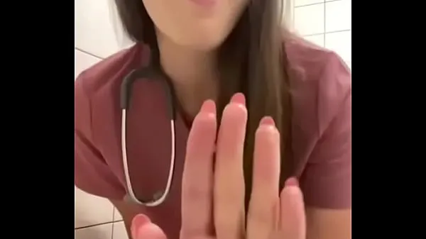 Nuevos enfermera se masturba en el baño del hospital clips cálidos