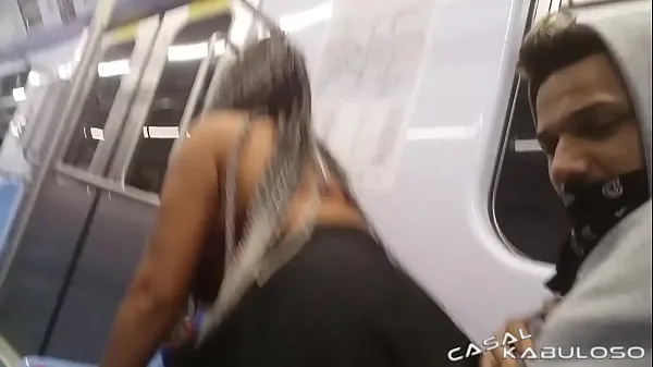 Friske Taking a quickie inside the subway - Caah Kabulosa - Vinny Kabuloso varme klipp