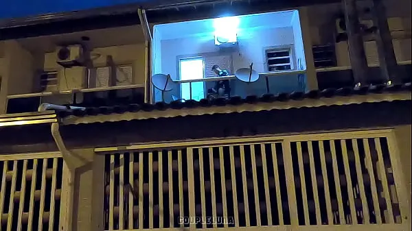 Fresh Newly Married is Spotted Fucking with the Lover on the Balcony of Home! (FALLED ON THE NET warm Clips