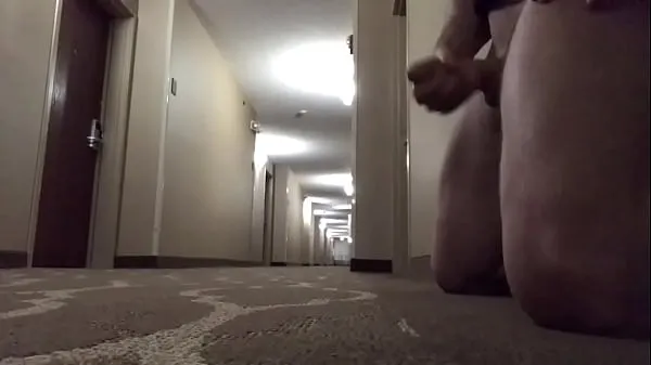 Sveži Risky hotel hallway cum topli posnetki