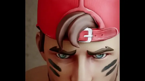 Frische Fortnite Cap Guy fickt falschen Arsch warme Clips