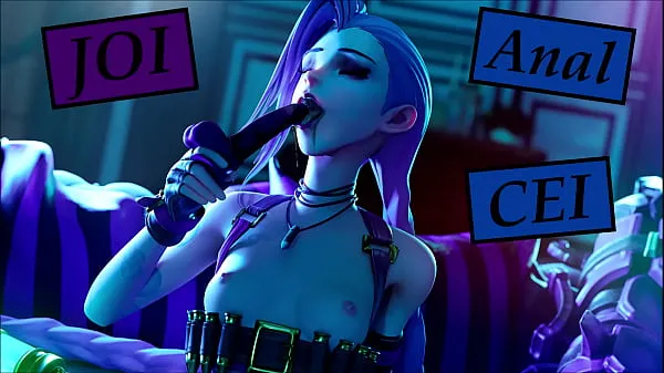 Áudio JOI com Jinx. Essa louca quer te fazer anal e CEI clipes quentes e frescos