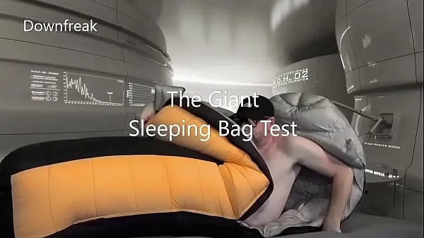 Fresh The Giant Sleepingbag And Silver Down Jacket Masturbation Test warm Clips