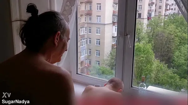 Russian short-haired bitch Hanna Montana gets fucked right outside the windowمقاطع دافئة جديدة