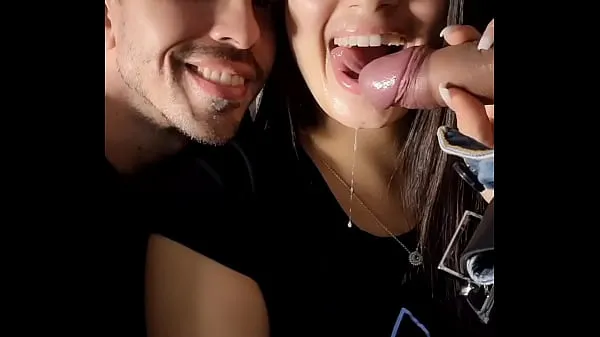 Wife with cum mouth kisses her husband like Luana Kazaki Arthur Urso clipes quentes e frescos