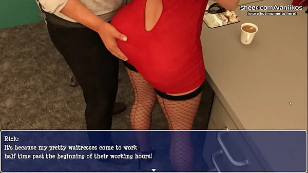 Φρέσκα Lily of the Valley | Hot waitress MILF with big boobs sucks boss's cock to not get fired from job | My sexiest gameplay moments | Part ζεστά κλιπ