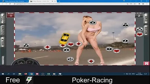 Friss Poker-Racing meleg klipek