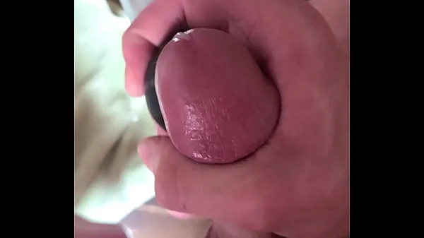 Fresh Hot cum from vibrator on my cock warm Clips