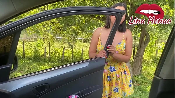 Fresh I say that I don't have money to pay the driver with a blowjob and to be able to fuck him on the road - I love that they see my ass and tits on the street warm Clips