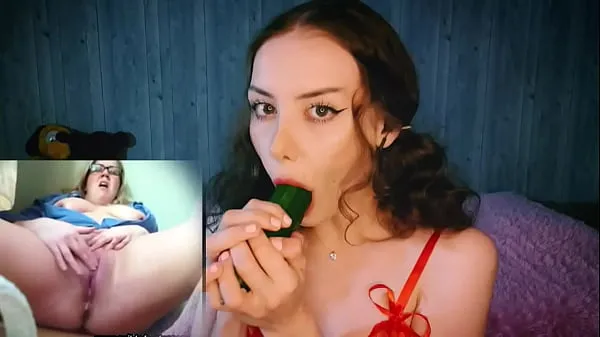 Färska Lindsay's Nothing But Cucumber Orgasmic Reaction varma klipp