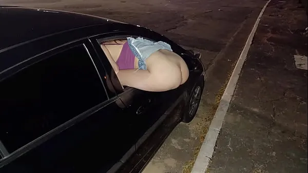 Fresh Married with ass out the window offering ass to everyone on the street in public warm Clips