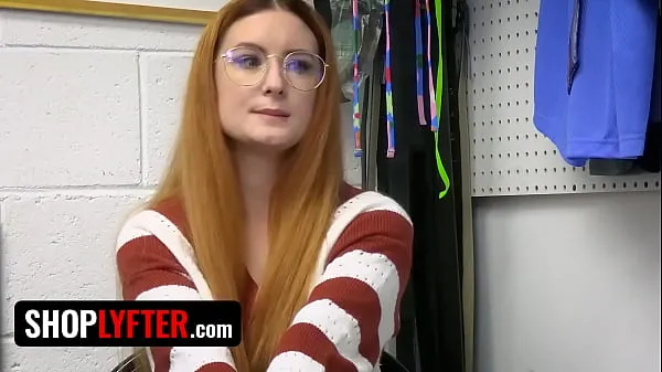 Verse Shoplyfter - Redhead Nerd Babe Shoplifts From The Wrong Store And LP Officer Teaches Her A Lesson warme clips