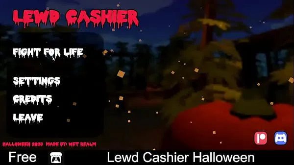 Свежие Lewd Cashier Halloween (бесплатная игра Itchio) Визуальный роман теплые клипы