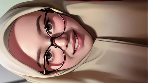Čerstvé hijab girl shows off her toked teplé klipy