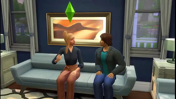 Nuevos son and stepfather alone at home - The Sims 4 clips cálidos